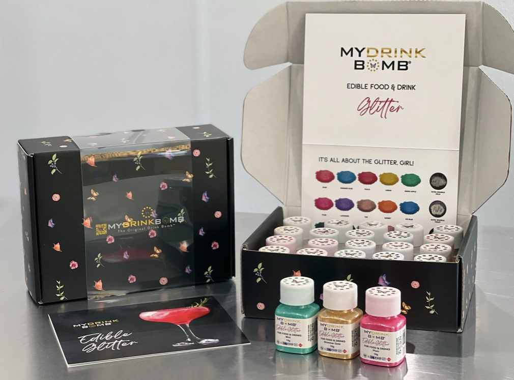 20 Edible Glitter Box 10 Gram Jar