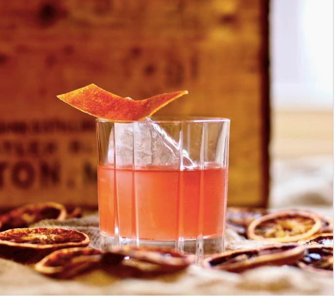 Blood Orange Saffron Shrub