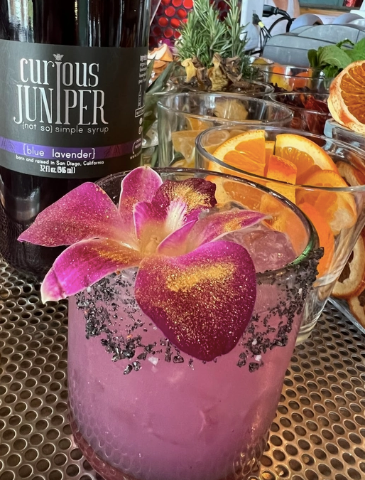 Blue Lavender {Not So} Simple Syrup