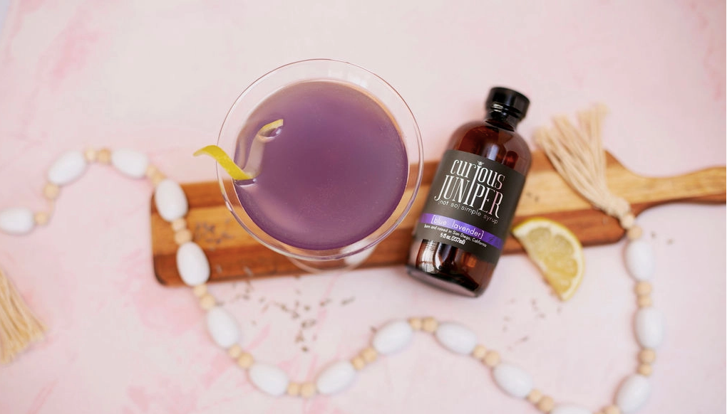 Blue Lavender {Not So} Simple Syrup