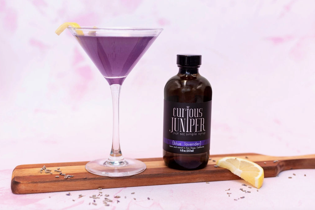 Blue Lavender {Not So} Simple Syrup