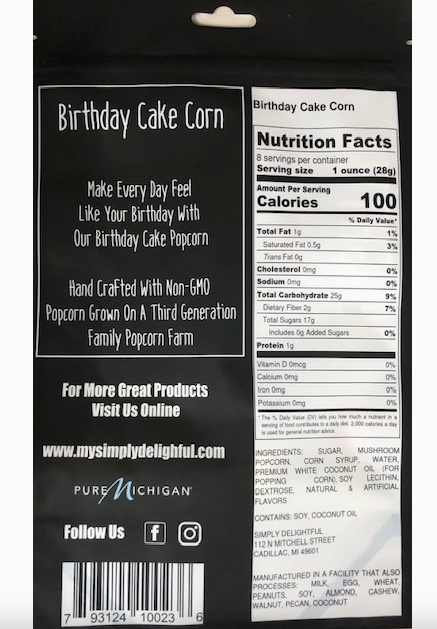 Birthday Cake Popcorn