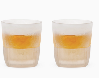 Glass Freeze™ Cooling Whiskey Glasses - Frost - Set