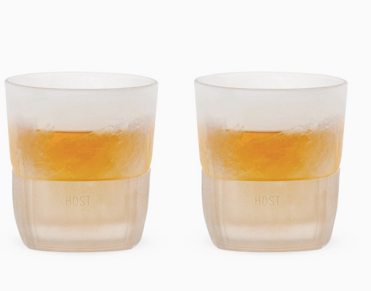 Glass Freeze™ Cooling Whiskey Glasses - Frost - Set