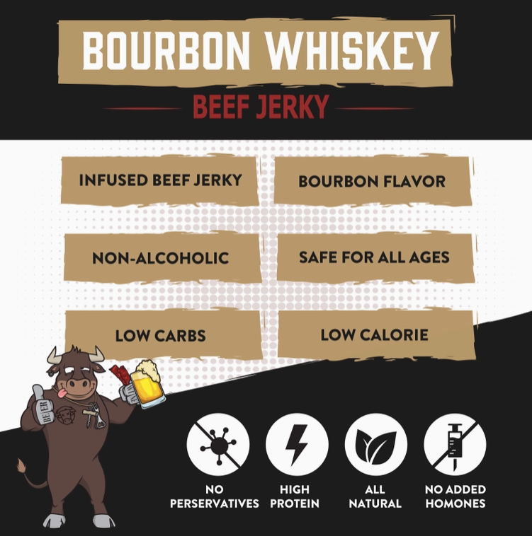 BESTSELLER: Bourbon Whiskey Beef Jerky