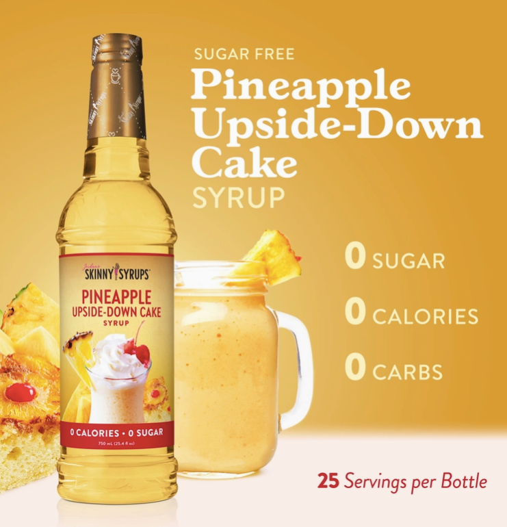 BESTSELLER: Sugar Free Pineapple Upside Down Cake Syrup