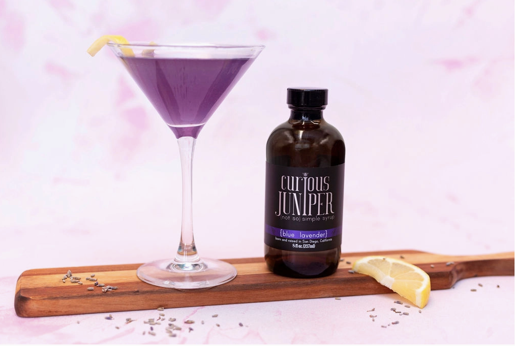 Curious Juniper Blue Lavender {Not So} Simple Syrup