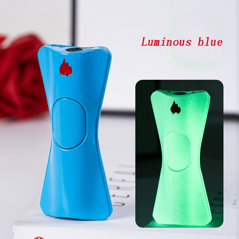 Cute Luminous Torch Lighter Refillable & Windproof