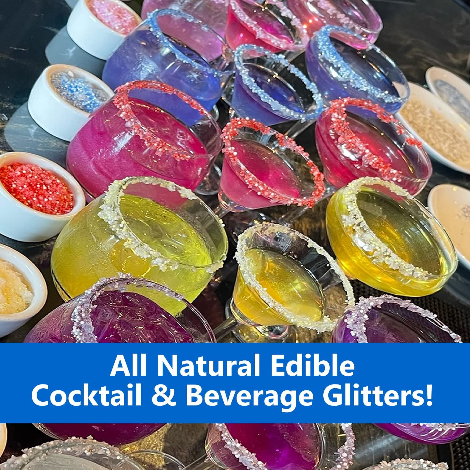 Snowy River Silver Cocktail Glitter, cocktail glitter, natural drink glitter,  cocktail decorating, edible cocktail glitter, beverage glitter, glitter for  drinks