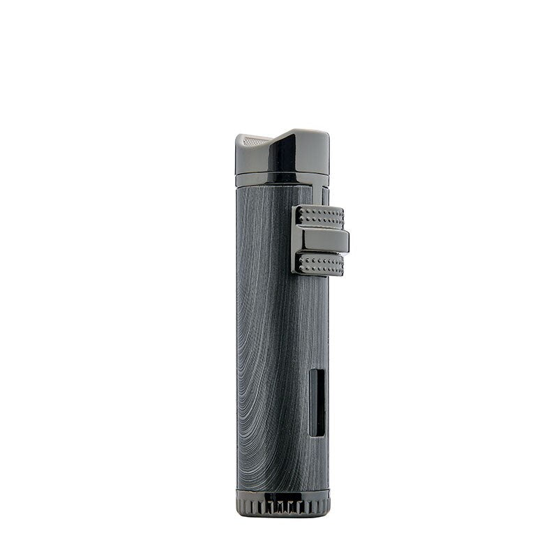 Mini Pocket 3 Jet Torch, Windproof Cigar Lighter & Holder with Needle