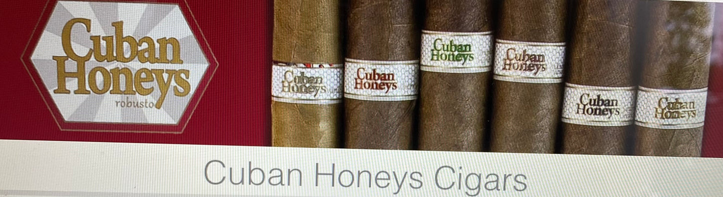 Cuban Honeys- Ultra -Premium Tobacco,  paired with mouthwatering flavors